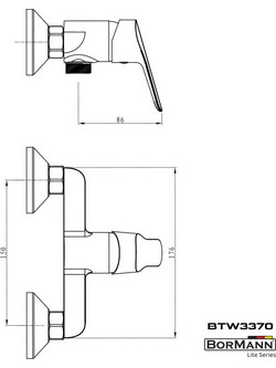 BORMANN BTW3370 (049654) ΜΠΑΤΑΡΙΑ ΜΠΑΝΙΟΥ SPRING 35mm ΑΝΑΜΕΙΚΤΙΚΗ 610g ΜΕ ΣΕΤ ΝΤΟΥΣ