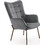 Diommi Πολυθρόνα Γκρι Castel 2 60-20510