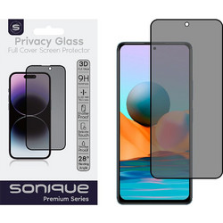 Sonique Privacy Glass Premium Series HD Tempered Glass (Xiaomi Redmi Note 10 Pro)