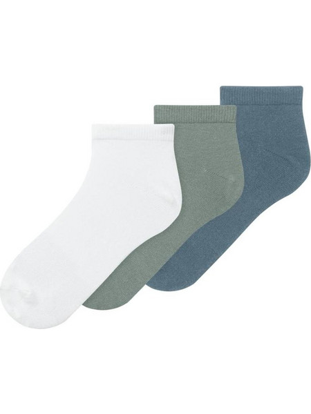 Κάλτσες κοντές 3 pack αγόρι name it-13228232-Slate Grey