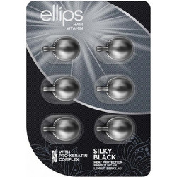 Ellips Shiny Black Hair Vitamin Αμπούλες Μαλλιών για Επανόρθωση 6caps