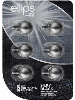Ellips Shiny Black Hair Vitamin Αμπούλες Μαλλιών για Επανόρθωση 6caps