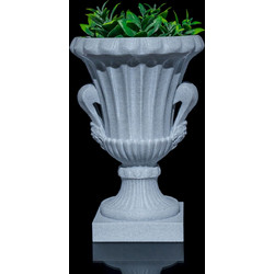 Roman Cup Planter (Grey Marble)