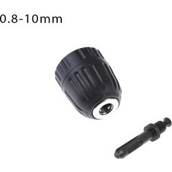Τσοκ Δραπάνου με Υποδοχή 0.8mm-10mm - Σπείρωμα 3/8"-24UNF και Αντάπτορα
