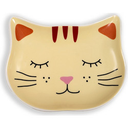 Glee Κεραμικό Μπολ Γάτας Purrr Μπεζ One Size