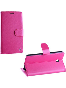 Volte-Tel Book-Stand Θήκη PU Leather Pink (Meizu M2 Note)