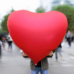 Mikamax - XXL Heart Foil Balloon