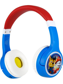 eKids Paw Patrol PW-B34 Ασύρματα Bluetooth Παιδικά Ακουστικά On Ear Μπλε Λευκά Κόκκινα