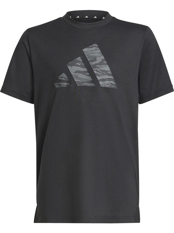 Adidas Ισοθερμική Παιδική Μπλούζα Κοντομάνικη Μαύρη JC8492