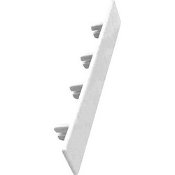 Τάπα Πλαστική Για Deck Δαπέδου 40130 2,3cm White NewPlan
