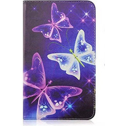 Tablet case Flip Cover for GALAXY TAB A7 10.4 T500/T505 Butterflies blue*