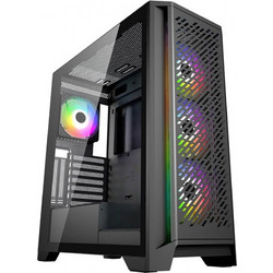 Supercase 29A Ackerman Black Midi Tower Κουτί Υπολογιστή με Πλαϊνό Παράθυρο
