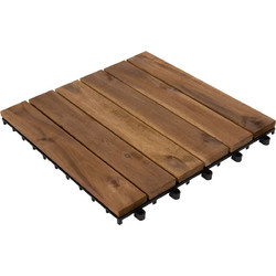 ΣΕΤ 10ΤΜΧ ΜΑΣΙΦ ΠΛΑΚΑΚΙΑ ΑΚΑΚΙΑΣ HM6299- 30x30x2.4Υεκ-1τμχ