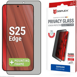 DISPLEX REAL TEMPERED GLASS 3D CURVED SAMSUNG S25 EDGE PRIVACY