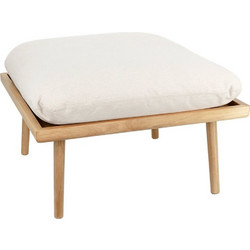 Σκαμπό Lounge Around Shuffle 5552C720-02 71.4x71.4x40.3cm Oak-White Sands Umage