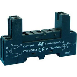 Βάση ράγας ρελέ PCB pinning 5mm 2P CSR-S50F2 CHENYAO