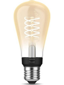 Philips Huew White Filament Bulb 7W ST64 E27 Smart Home