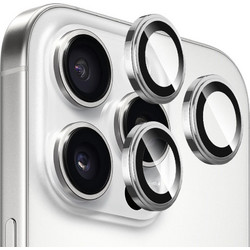 Blueo - Sapphire Crystal Original Lens Glass (3 pack) - iPhone 14 Pro / iPhone 14 Pro Max - Silver