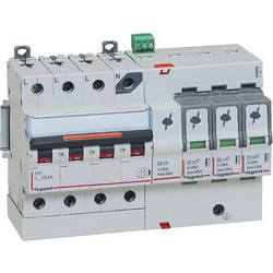 Απαγωγός υπέρτασης T2 3P+N 40kA 2,5kV - 412217