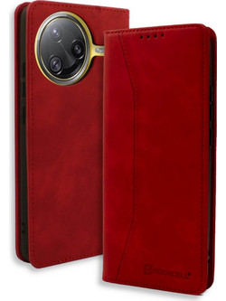 Bodycell Book Case Θήκη Πορτοφόλι Red (Xiaomi Poco F7 Ultra)