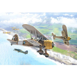 Italeri Fiat CR. 42 Falco Συναρμολογούμενο Πλαστικό Μοντέλο Αεροπλάνου 1:72