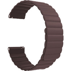 Λουράκι Σιλικόνης Μαγνητικό για Smartwatch 22mm 8869BR Καφέ