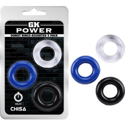 Blush Stay Hard Donut Cock Rings Ελαστικό Δαχτυλίδι Πέους Σιλικόνης Μπλε