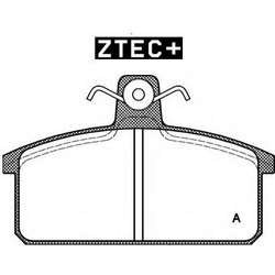 ΔΙΣΚΟΦΡΕΝΑ ZTEC+ SEAT ΕΜΠΡΟΣ LANCIA/SUZUKI EMPR. BP207080