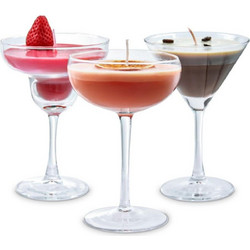 Σετ 3 Αρωματικά Κεριά MikaMax Cocktail Candle Set σε Σχήμα Κοκτέιλ Pornstar Martini / Espresso Martini / Daiquiri (8721154050445)