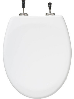 5Five Simply Smart Καπάκι Λεκάνης Οβάλ Πλαστικό Λευκό 45x37.5cm 174588
