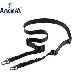 ΑΟΡΤΗΡΑΣ AMOMAX δύο σημείων με κλιπ τύπου HK, Black Amomax