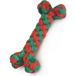 CAMON ΠΑΙΧΝΙΔΙ ΣΚΥΛΟΥ CAMON Christmas Bones,woven cotton rope 15cm AH9403