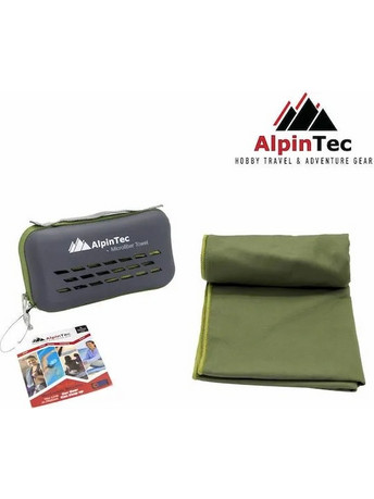 AlpinTec Drysoft Antibacterial - Πετσέτα Microfiber 60x120cm, Χρώμα: Army Green
