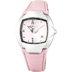 Chronotech Γυναικείο Ρολόι με Ροζ Δερμάτινο Λουράκι CT7305M-06