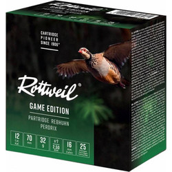 Rottweil Game Edition Partridge Φυσίγγια Συγκέντρωσης 12Cal 70mm 32gr 25τμχ