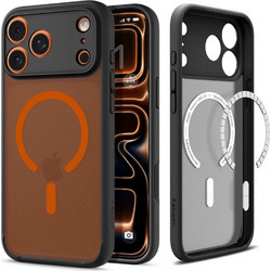 Spigen Ultra Hybrid MagSafe Θήκη Frost Black / Orange (iPhone 17 Pro Max)