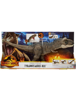 Mattel Jurassic World Thrash 'N Devour Tyrannosaurus Rex Φιγούρα Δεινόσαυρος για 4+ Ετών