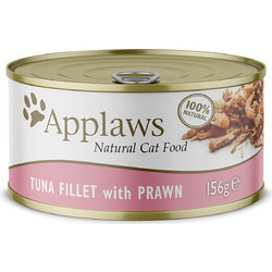 Applaws Adult with Tuna Fillet & Prawn in Broth 156gr