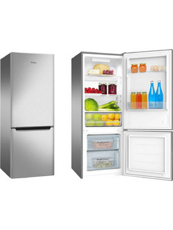 Amica FK244.4X Ψυγειοκαταψύκτης 205lt No Frost Υ144xΠ54xΒ55cm Inox