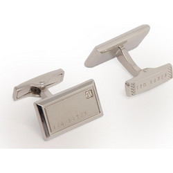 Μανικετόκουμπα TED BAKER Kristol Metal 281038 Ασημί