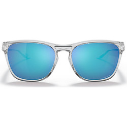 Oakley Manorburn OO9479 06 Αθλητικά Γυαλιά Ηλίου Τετράγωνα Κοκάλινα Διαφανή με Μπλε Καθρέπτη Φακό