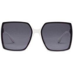 Bolon BL3085 C91 Γυναικεία Γυαλιά Ηλίου Τετράγωνα Κοκάλινα Άσπρα με Μαύρο Polarized Φακό