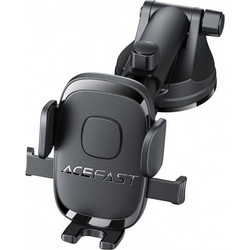 Βάση Στήριξης Αυτοκινήτου Acefast D57 Mount Holder για Συσκευές 4.5" - 6.9" με One-key Lock 360 και Δυνατότητα Επέκτασης Βραχίονα Μαύρη