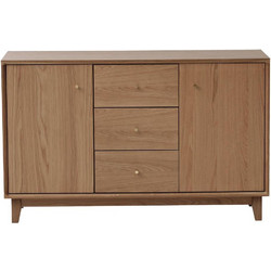 Μπουφές Nextdeco μασίφ ξύλο δρυός Υ75x120x40εκ