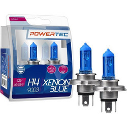 M-tech H4 Xenon Blue Αλογόνου 12V 60/55W 2τμχ