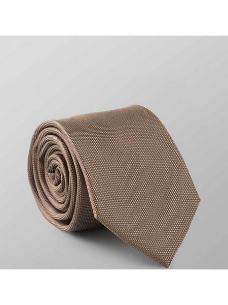 Oxford Company ανδρική μεταξωτή γραβάτα μονόχρωμη Regular Fit - TIE62-100.10 Μπεζ