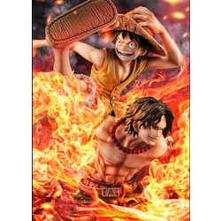 MegaHouse One Piece P.O.P NEO-Maximum Luffy & Ace Bond Between Brothers 25cm