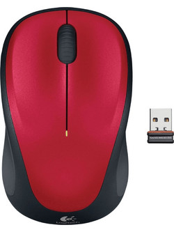 Logitech M235 Ασύρματο Mini Ποντίκι Red