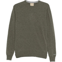 Woolrich Lambswool Crewneck Ανδρικό Πουλόβερ Military Green CFWOKN0278MRUF0469-616W
