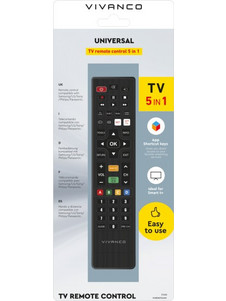 VIVANCO UNIVERSAL ΤΗΛΕΧΕΙΡΙΣΤΗΡΙΟ 5 in 1 PC programmable